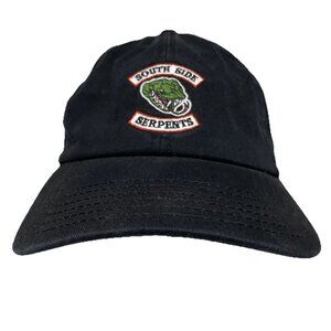 Riverdale South Side Serpents Hat Cap Black Snake Embroided Logo Adjustable